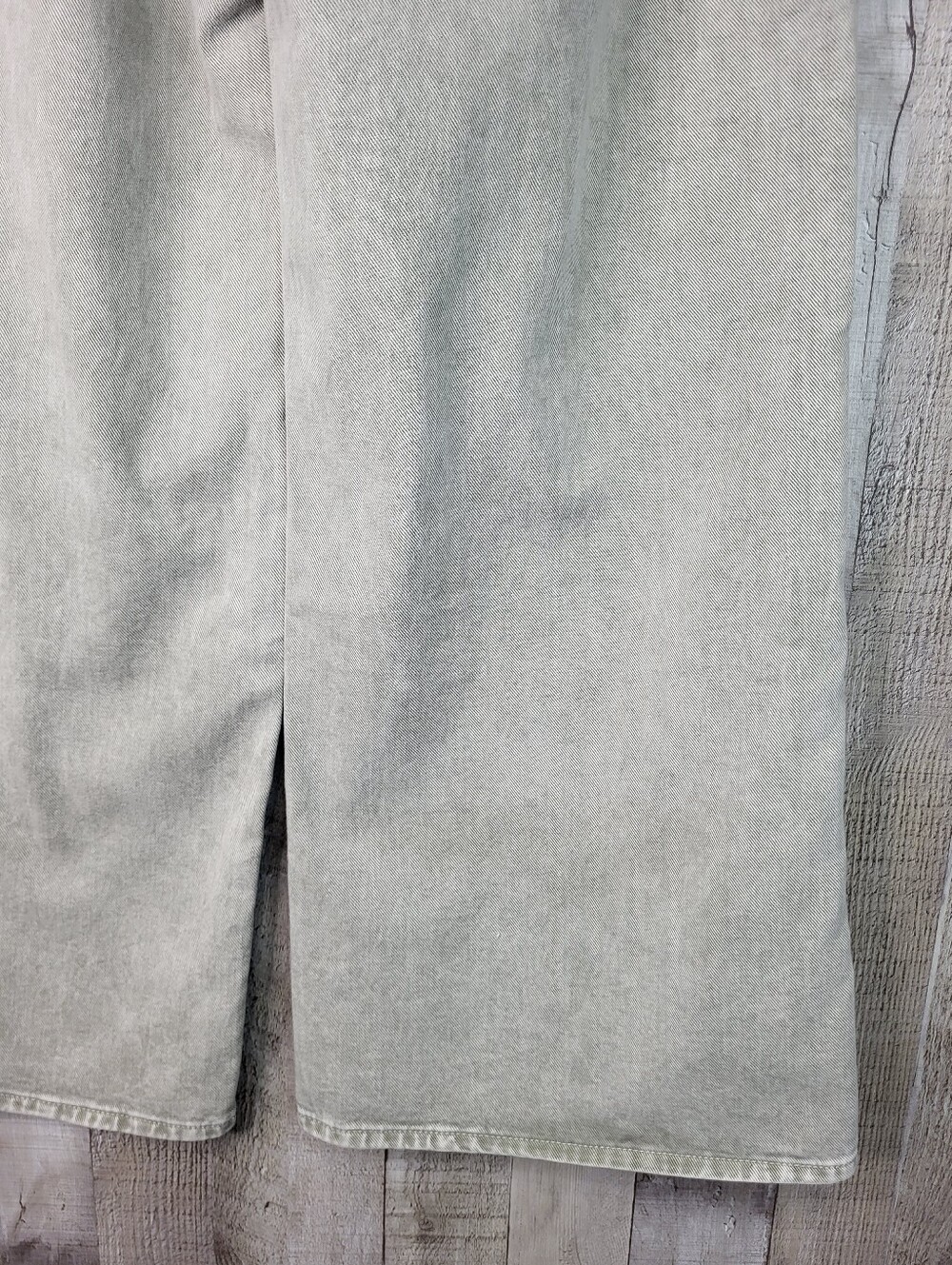 GAP Wide Leg High-Rise Jeans in Faded Light Gray Size 14 32R S - Picture 8 of 16